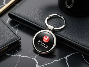 Fiat Abarth Logo Keychains Custom Premium Metal Build